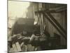 Dangerous Work - 12-Year Old Laborer at Miller and Vidor Lumber Company, Beaumont, Texas, c.1913-Lewis Wickes Hine-Mounted Photo