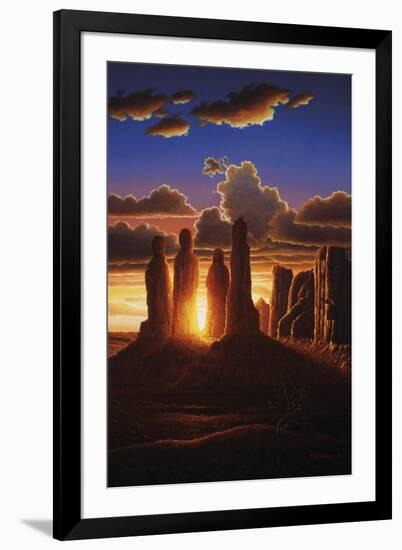 Daniel 3:25-R.W. Hedge-Framed Giclee Print