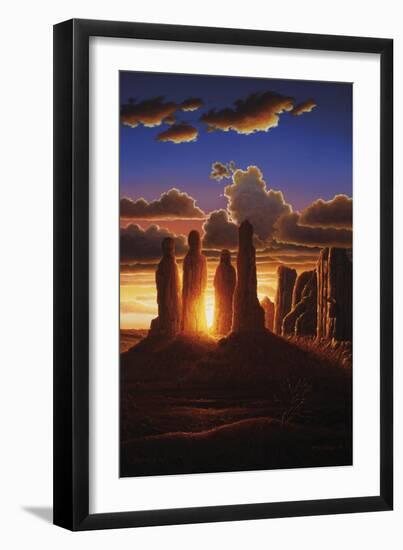 Daniel 3:25-R.W. Hedge-Framed Giclee Print