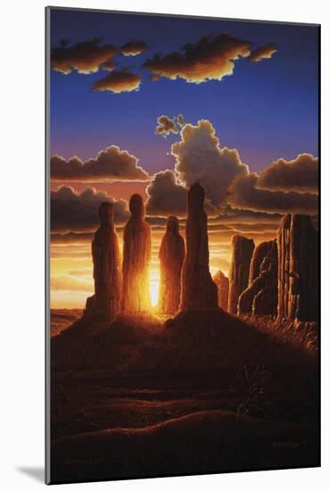 Daniel 3:25-R.W. Hedge-Mounted Giclee Print