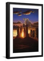 Daniel 3:25-R.W. Hedge-Framed Premium Giclee Print