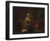 Daniel and Cyrus before the Idol Bel, 1633-Rembrandt van Rijn-Framed Giclee Print