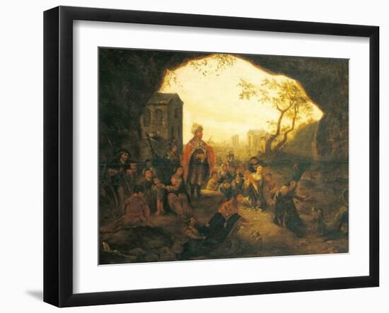 Daniel and the Dragon-null-Framed Giclee Print