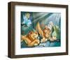 Daniel and the Lions-null-Framed Premium Giclee Print