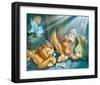 Daniel and the Lions-null-Framed Art Print