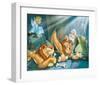 Daniel and the Lions-null-Framed Art Print