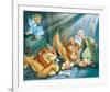 Daniel and the Lions-null-Framed Art Print