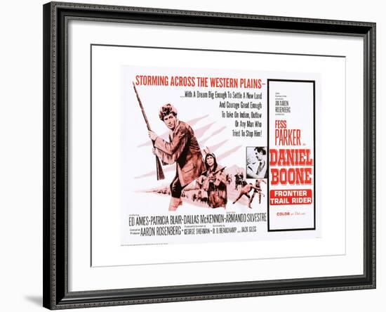 Daniel Boone: Frontier Trail Rider-null-Framed Art Print