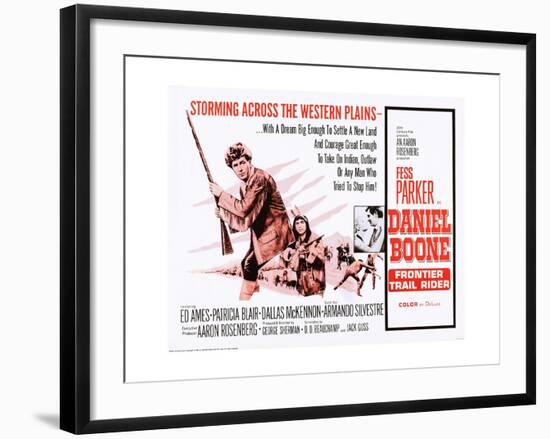 Daniel Boone: Frontier Trail Rider-null-Framed Art Print