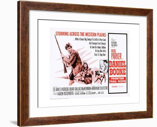 Daniel Boone: Frontier Trail Rider-null-Framed Art Print