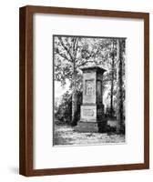 Daniel Boone's Grave-null-Framed Art Print