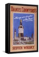 Daniel Crawford's Scotch Whisky - 'Always Sure of a Place in the House'-null-Framed Stretched Canvas