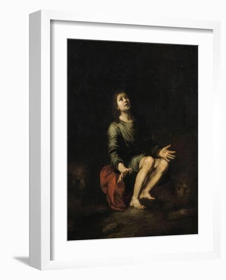 Daniel dans la fosse aux lions-Bartolome Esteban Murillo-Framed Giclee Print