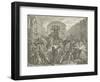 Daniel Defoe in the Pillory, 1703-Eyre Crowe-Framed Giclee Print