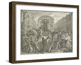 Daniel Defoe in the Pillory, 1703-Eyre Crowe-Framed Giclee Print