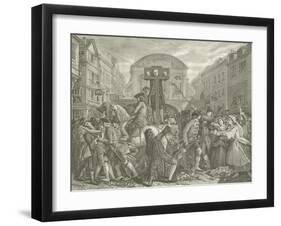 Daniel Defoe in the Pillory, 1703-Eyre Crowe-Framed Giclee Print