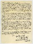 Letter from Daniel Defoe to Charles Montague, 1705-Daniel Defoe-Framed Stretched Canvas