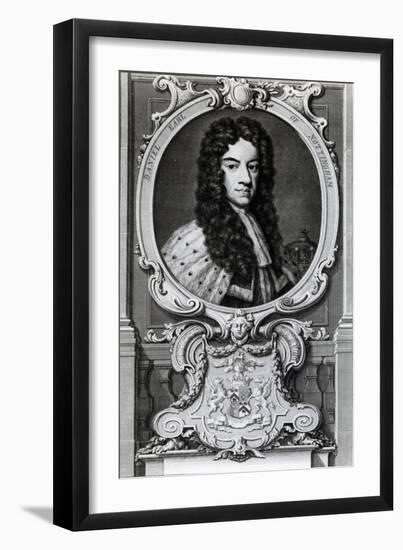 Daniel Finch, 2nd Earl of Nottingham and 7th Earl of Winchilsea-Jacobus Houbraken-Framed Giclee Print