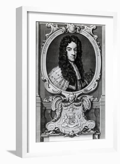 Daniel Finch, 2nd Earl of Nottingham and 7th Earl of Winchilsea-Jacobus Houbraken-Framed Giclee Print