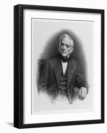 Daniel Francois Esprit Auber French Composer-null-Framed Art Print