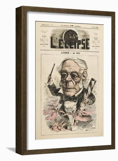 Daniel Francois Esprit Auber French Composer-André Gill-Framed Art Print