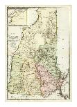 Map of the Kingdom of Prussia and the Duchy of Warsaw, 1810-Daniel Friedrich Sotzmann-Framed Giclee Print