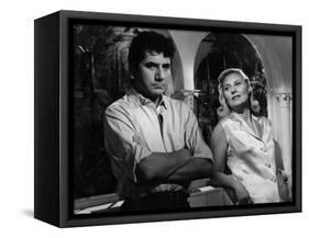 Daniel Gelin and Michele Morgan: Retour de Manivelle, 1957-Marcel Dole-Framed Stretched Canvas