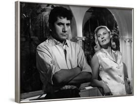 Daniel Gelin and Michele Morgan: Retour de Manivelle, 1957-Marcel Dole-Framed Photographic Print