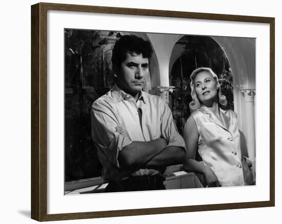 Daniel Gelin and Michele Morgan: Retour de Manivelle, 1957-Marcel Dole-Framed Photographic Print