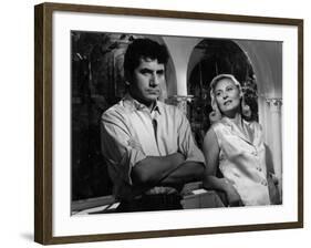 Daniel Gelin and Michele Morgan: Retour de Manivelle, 1957-Marcel Dole-Framed Photographic Print