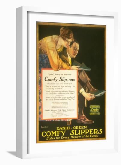 Daniel Green Comfy Slippers, USA, 1920-null-Framed Giclee Print