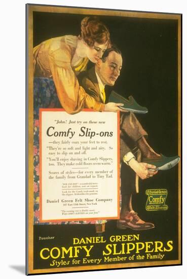 Daniel Green Comfy Slippers, USA, 1920-null-Mounted Giclee Print