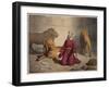 Daniel in Den of Lions, Illustration from a Catechism 'L'Histoire Sainte', Late 19th Century-null-Framed Giclee Print