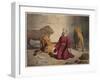 Daniel in Den of Lions, Illustration from a Catechism 'L'Histoire Sainte', Late 19th Century-null-Framed Giclee Print