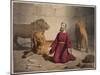 Daniel in Den of Lions, Illustration from a Catechism 'L'Histoire Sainte', Late 19th Century-null-Mounted Giclee Print