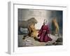 Daniel in Lions' Den from Old Testament, End of 19th Century by Bequet, Delagrave Edition, Paris-null-Framed Giclee Print