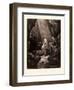 Daniel in the Den of Lions, by Gustave Dore, 1832 - 1883-Gustave Dore-Framed Giclee Print