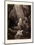 Daniel in the Den of Lions, by Gustave Dore, 1832 - 1883-Gustave Dore-Mounted Giclee Print