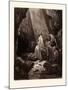 Daniel in the Den of Lions, by Gustave Dore, 1832 - 1883-Gustave Dore-Mounted Giclee Print