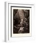 Daniel in the Den of Lions, by Gustave Dore, 1832 - 1883-Gustave Dore-Framed Premium Giclee Print