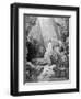 Daniel in the Den of Lions, Engraved by Antoine Alphee Piaud, C.1868-Gustave Doré-Framed Giclee Print