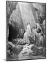 Daniel in the Den of Lions, Engraved by Antoine Alphee Piaud, C.1868-Gustave Doré-Mounted Giclee Print
