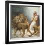 Daniel in the Lion's Den-Ambrose Dudley-Framed Giclee Print