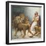 Daniel in the Lion's Den-Ambrose Dudley-Framed Premium Giclee Print