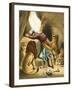 Daniel in the Lion's Den-English-Framed Giclee Print