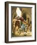 Daniel in the Lion's Den-English-Framed Giclee Print