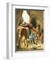 Daniel in the Lion's Den-English-Framed Giclee Print