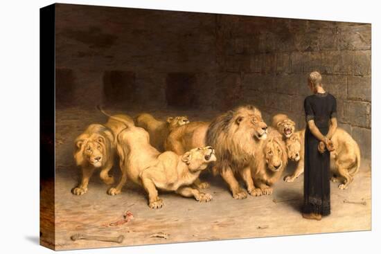 Daniel in the Lions' Den, 1872-Briton Rivi?re-Stretched Canvas