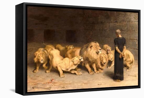 Daniel in the Lions' Den, 1872-Briton Rivi?re-Framed Stretched Canvas