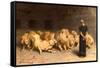 Daniel in the Lions' Den, 1872-Briton Rivi?re-Framed Stretched Canvas